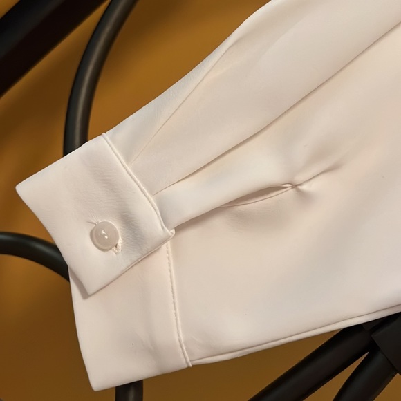 REFINED J Faux Wrap White Midi Dress - Picture 8 of 13